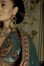 Load image into Gallery viewer, CHERRIES JUBLIEE BANARSI LEHENGHA SET