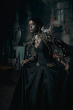 Load image into Gallery viewer, BLACK ANARKALI SET