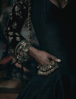 Load image into Gallery viewer, BLACK ANARKALI SET