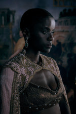 Load image into Gallery viewer, GOLDEN PEACH LEHENGA JACKET SET