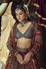 Load image into Gallery viewer, JagMag Bridal Wedding Lehenga.
