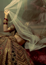 Load image into Gallery viewer, RAWHIDE RAW SILK LEHENGA SET