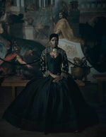 Load image into Gallery viewer, BLACK ANARKALI SET