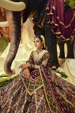 Load image into Gallery viewer, GURNANI MIRROR WORK LEHENGA SET