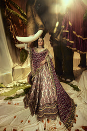 GURNANI MIRROR WORK LEHENGA SET