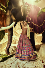 Albeli Mirrorwork Lehenga set