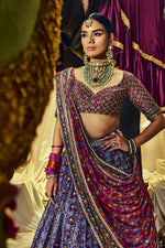 Load image into Gallery viewer, Sansari Mirrorwork Lehenga Set