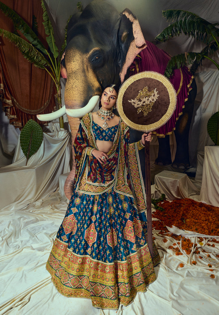Nargis Mirrorwork Lehenga set