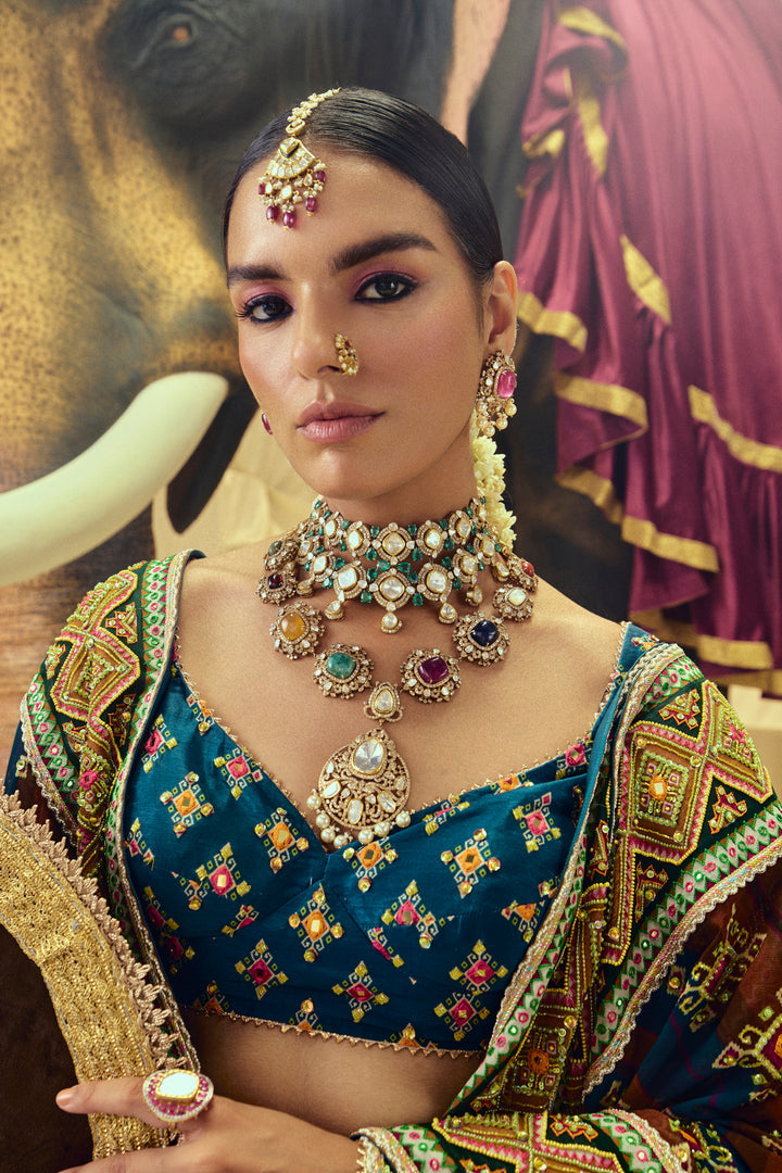 Nargis Mirrorwork Lehenga set