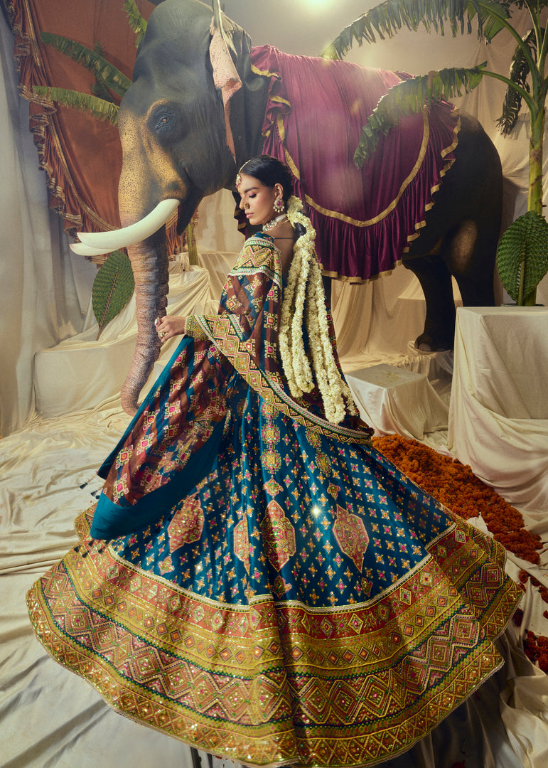 Nargis Mirrorwork Lehenga set