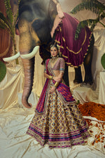 Load image into Gallery viewer, Kumari Mirrorwork Lehenga set