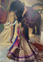 Load image into Gallery viewer, Kumari Mirrorwork Lehenga set