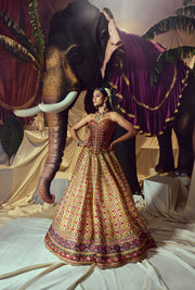 Rudrani Mirrorwork Lehenga set