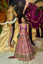 Load image into Gallery viewer, Jharokha Mirrorwork Anarkali set