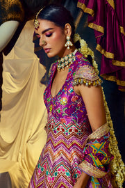 Jharokha Mirrorwork Anarkali set