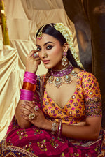 Load image into Gallery viewer, Raniyat Mirrorwork Lehenga set