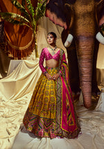 Load image into Gallery viewer, Mogra Mirrorwork Lehenga set