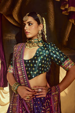 Load image into Gallery viewer, Indrani Mirrorwork Lehenga set