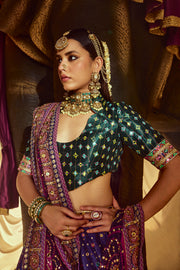 Indrani Mirrorwork Lehenga set