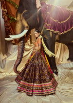 Load image into Gallery viewer, Divyani Mirrorwork Lehenga set