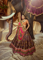 Load image into Gallery viewer, Divyani Mirrorwork Lehenga set