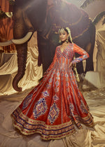 Load image into Gallery viewer, Kanak Mirrorwork Anarkali set