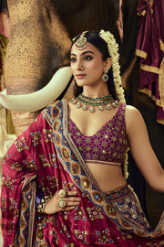 Gulabo Mirrorwork Lehenga set